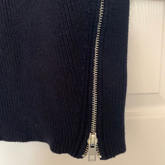 Asos Maternity Dark Navy Knit Sweater Crew Neck 2 - Picture 3 of 6